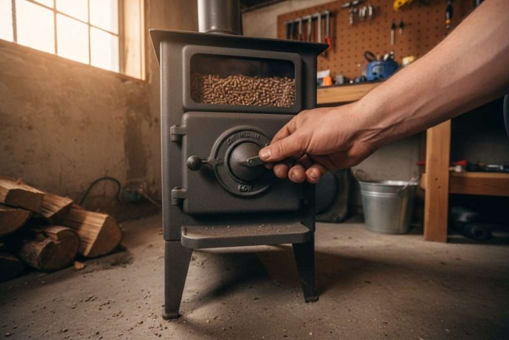 Réglage débit air poêle à granulés Palazzetti