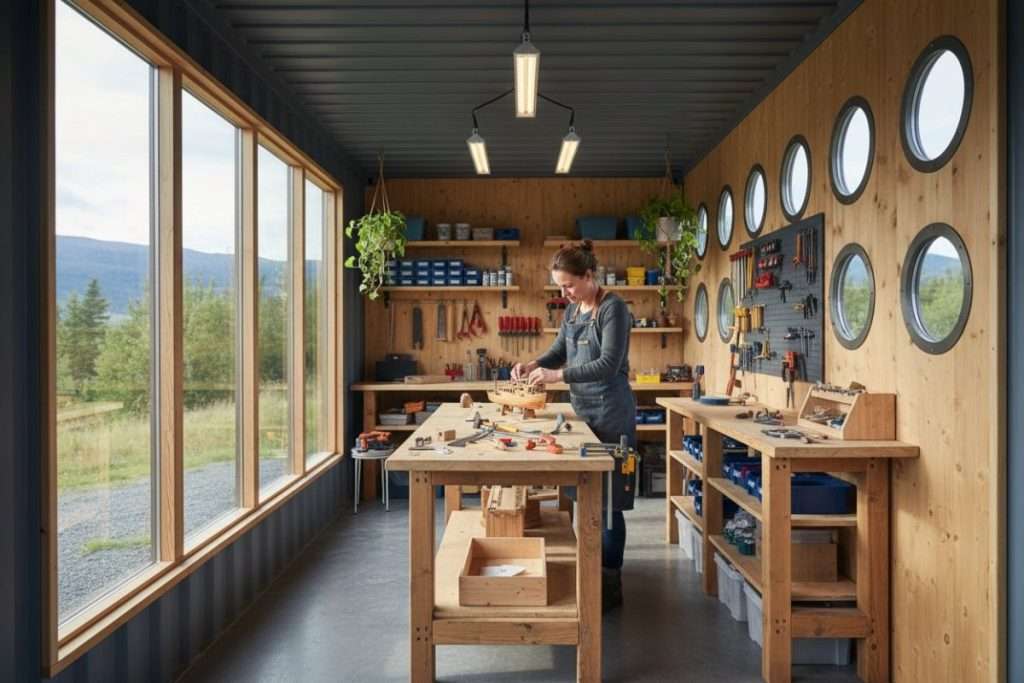 Aménagement container atelier : nos conseils pour un espace parfait