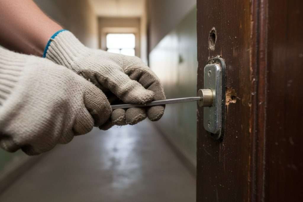 Barillet cassé : ouvrir une porte fermée sans dégâts